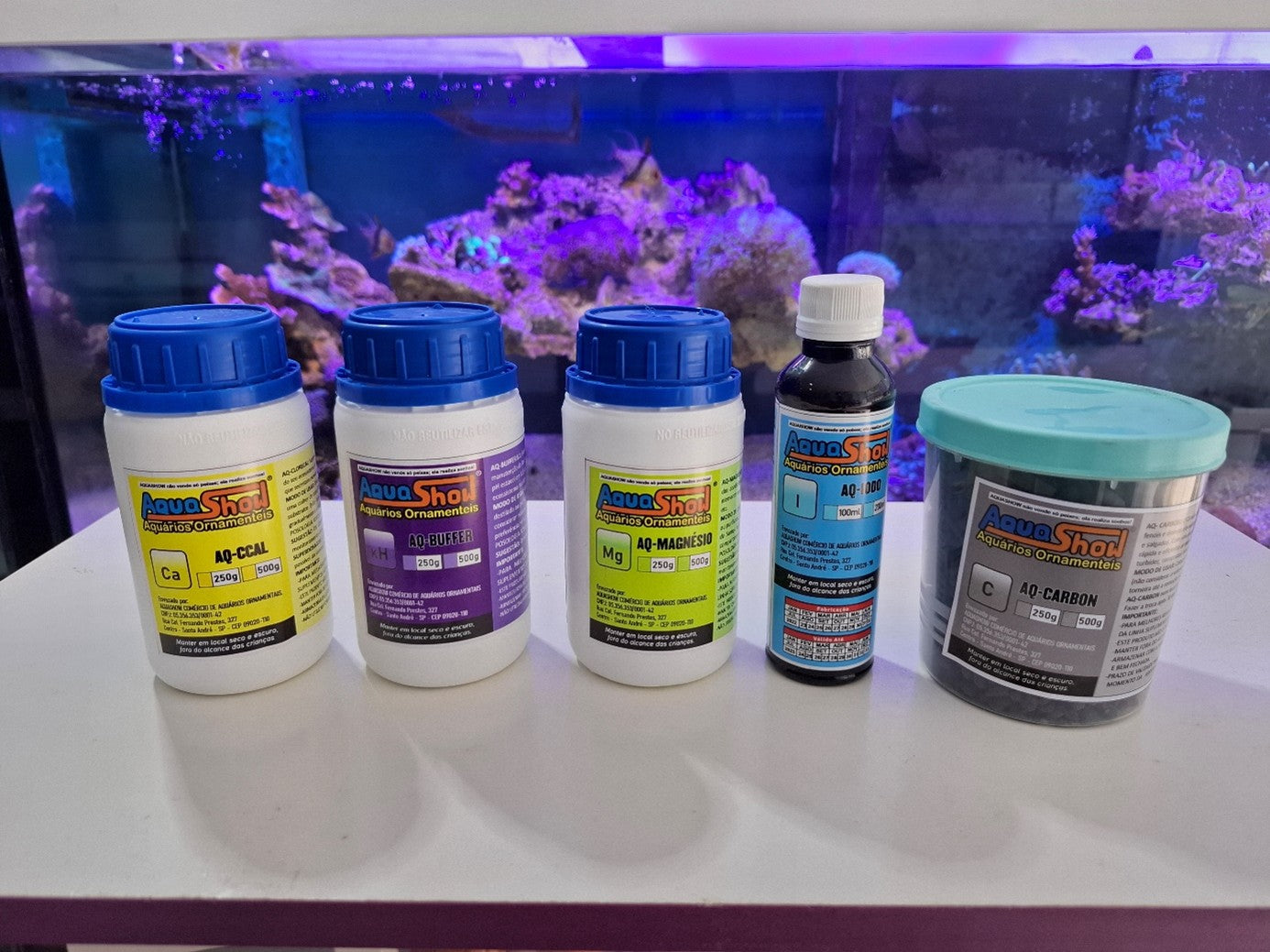 Kit Cloreto de Cálcio AquaShow Reef Essentials