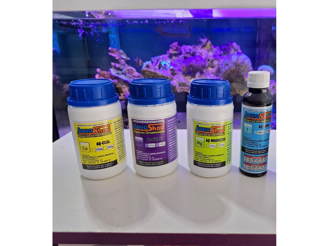 Kit Cloreto de Cálcio AquaShow Reef Essentials